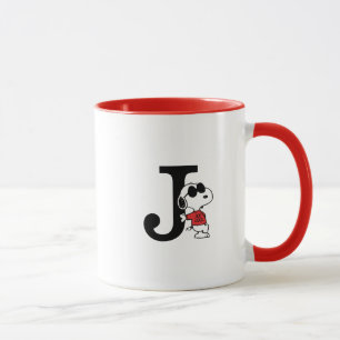 Caneca Amendoins   "Joe Legal" em pé   Monograma J