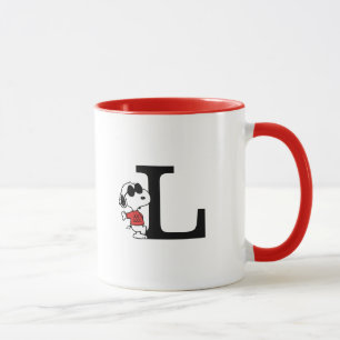 Caneca Amendoins   "Joe Legal" em pé   Monograma L