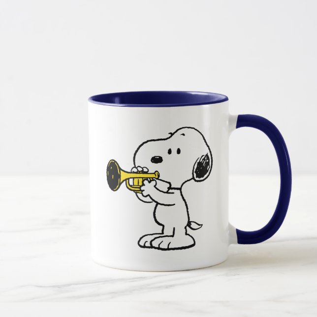 Caneca Amendoins | Jogador de Trompete Snoopy (Direita)