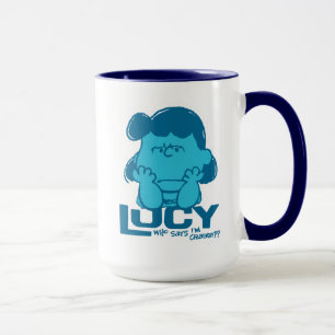 Caneca Amendoins Lucy Quem diz que sou Crabby?