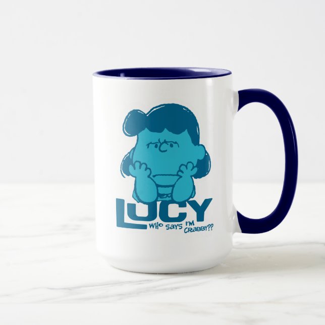 Caneca Amendoins Lucy Quem diz que sou Crabby? (Direita)