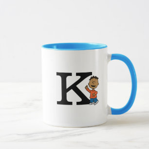 Caneca Amendoins   Monograma K Franklin