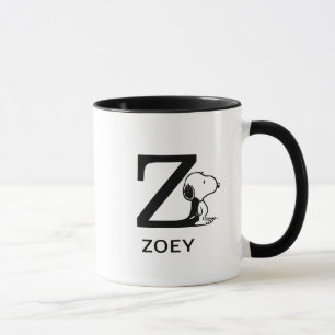 Caneca Amendoins Nome da espiga e Monograma Z