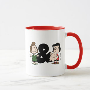Caneca Amendoins   Peppermint Patty & Marcie