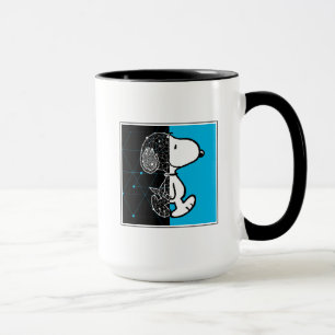 Caneca Amendoins   Snoopy Design geométrico