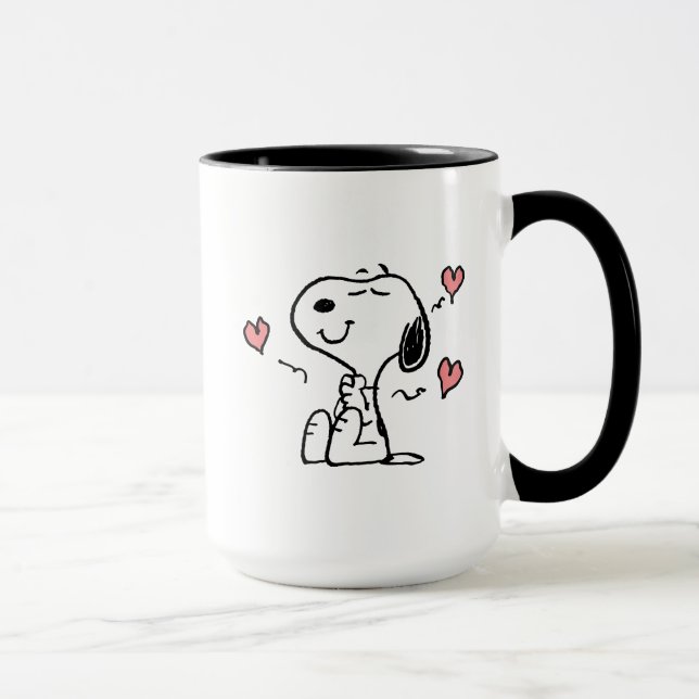 Caneca Amendoins | Snoopy Hearts (Direita)