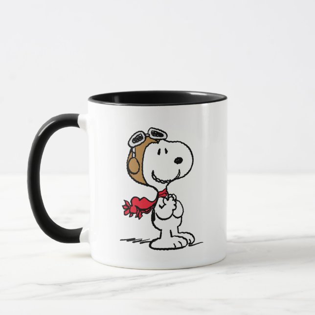 Caneca Amendoins | Snoopy O Áce Voador (Esquerda)