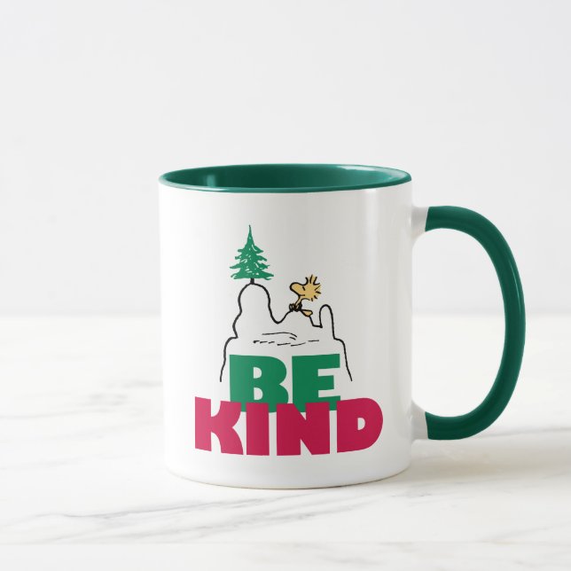 Caneca Amendoins | Snoopy & Woodstock Be Kind (Direita)