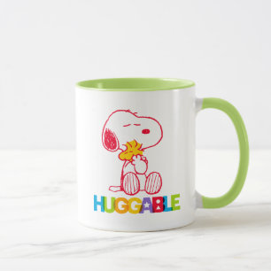 Caneca Amendoins   Snoopy & Woodstock Huggable