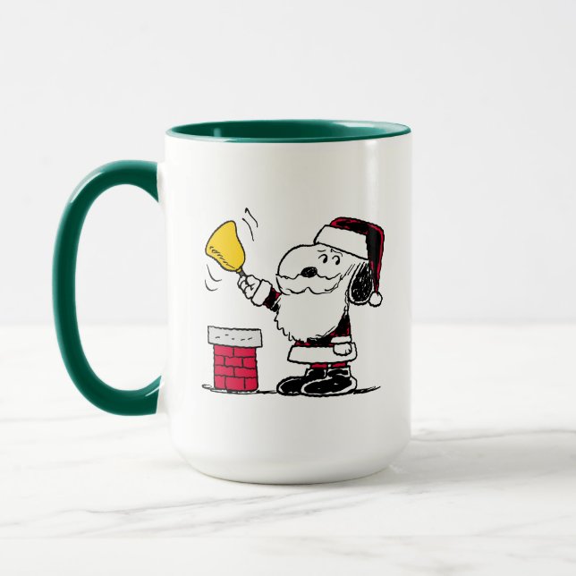 Caneca Amendoins | Snoopy & Woodstock Papais noeis Bell R (Esquerda)