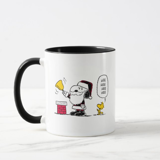 Caneca Amendoins | Snoopy & Woodstock Papais noeis Bell R (Esquerda)