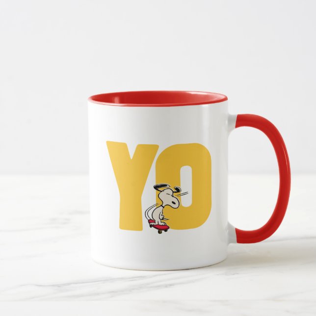 Caneca Amendoins | Snoopy YO Skateboard (Direita)