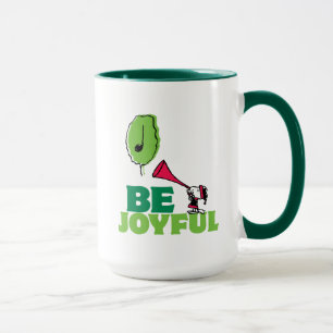 Caneca Amendoins Woodstock Be Joyful