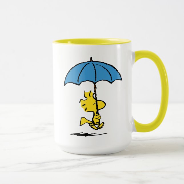 Caneca Amendoins | Woodstock Blue Umbrella (Direita)