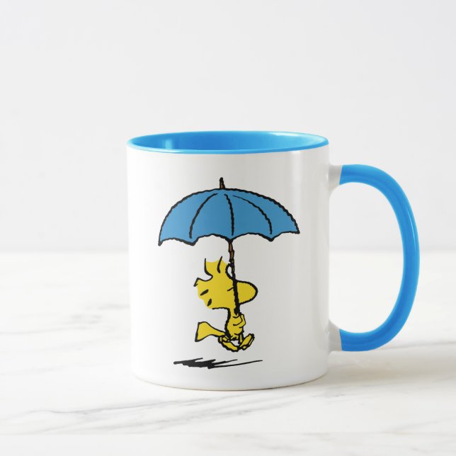 Caneca Amendoins | Woodstock Blue Umbrella (Direita)