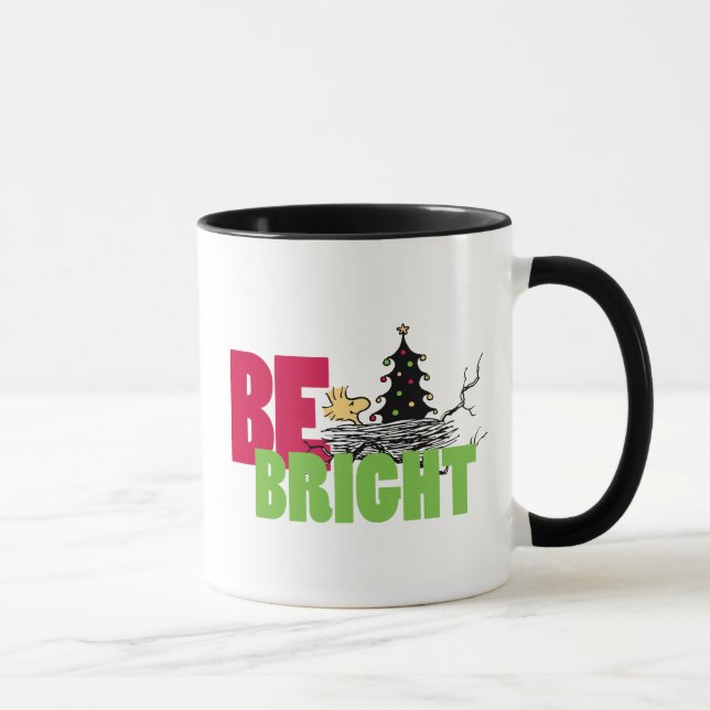 Caneca Amendoins | Woodstock Christmas Be Bright (Direita)