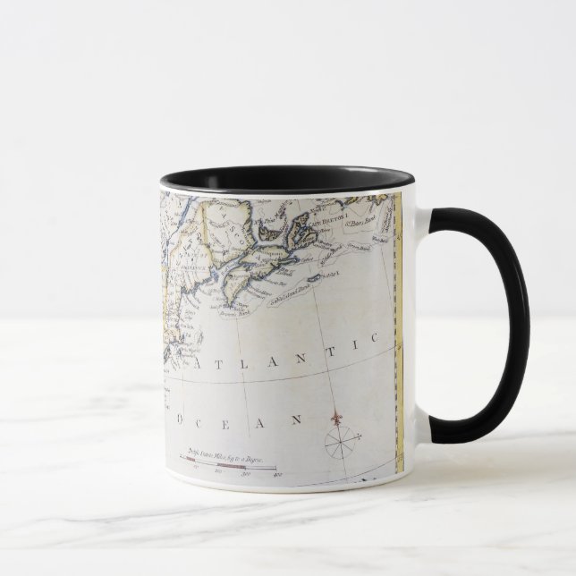Caneca AMÉRICA COLONIAL: MAPA, c1770 (Direita)