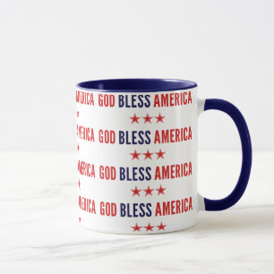 Caneca América deus abençoe