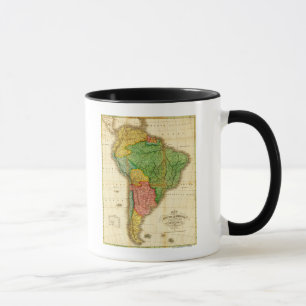 Caneca América do SulMapa Panorâmico América do Sul