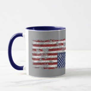 Caneca América em sofrimento - De cabeça para baixo Estad