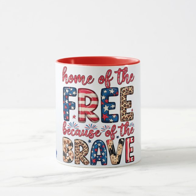 Caneca america home of the free  (Centro)