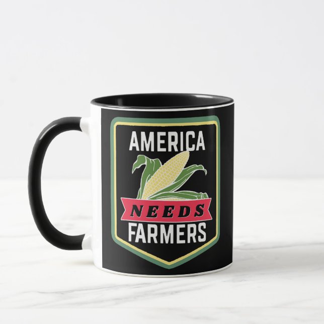 Caneca América precisa de fazendeiros para um agricultor  (Esquerda)