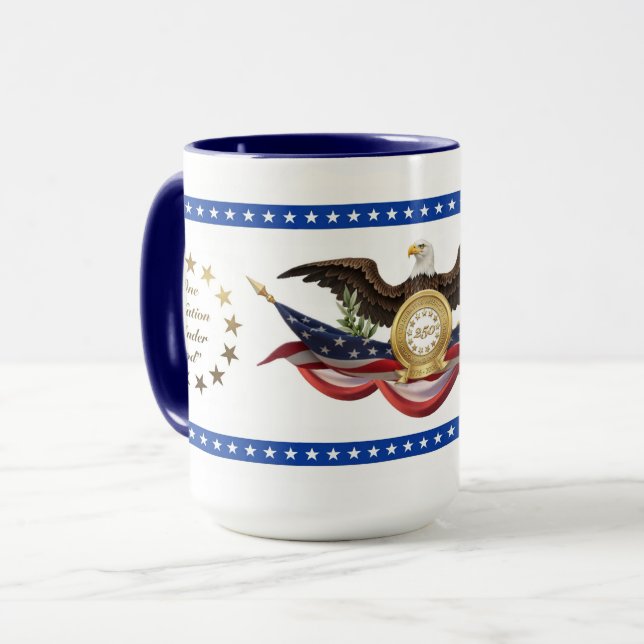 Caneca America’s 250th Celebration Of Freedom/Independece (Frente Esquerda)