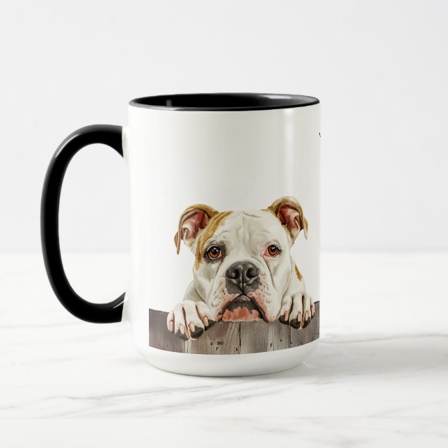 Caneca American Buldogue Dog Mug (Esquerda)