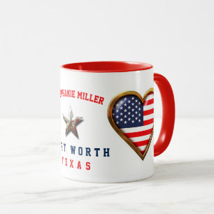 Caneca American Heart Coffee Mug
