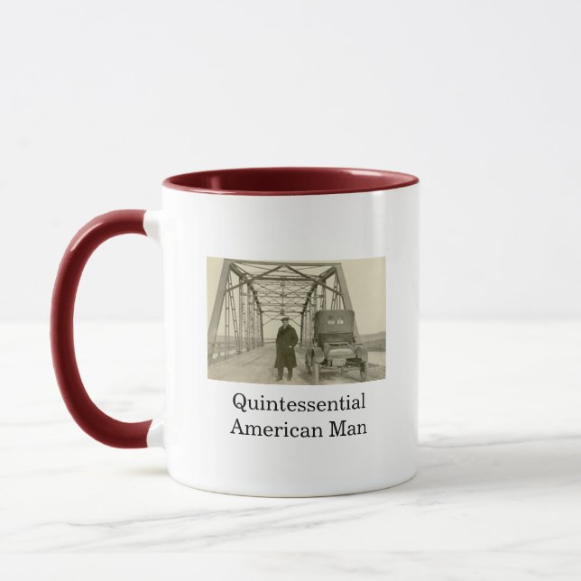Caneca American Man Real Photo Coffee Mug (Esquerda)