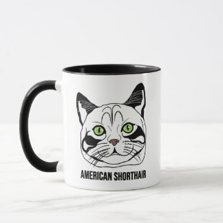 Caneca American Shorthair Cat Mug – Cute Cat Lover Gift