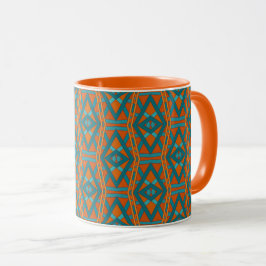 Caneca American Southwestern Style Pattern And Colors Art