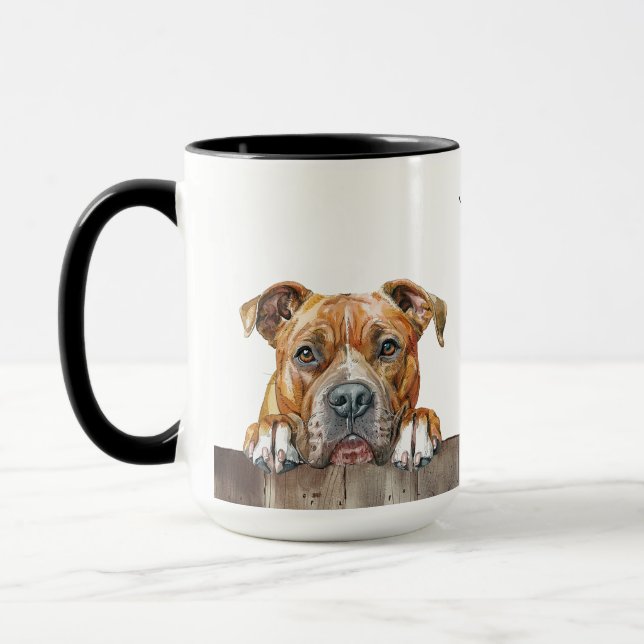 Caneca American Staffordshire Terrier Dog Mug (Esquerda)