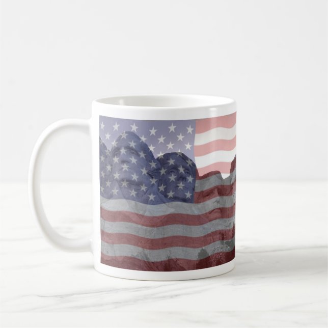Caneca americana da bandeira da cidadania (Esquerda)