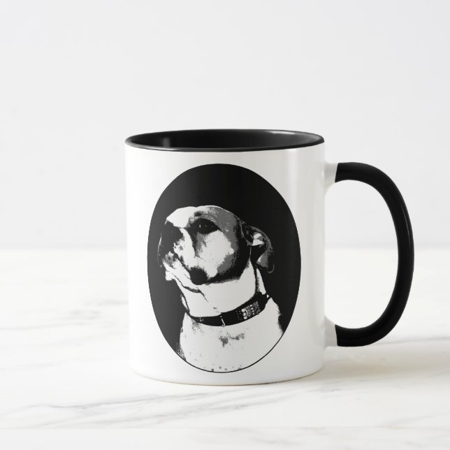 Caneca americana do buldogue (Direita)