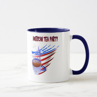 Caneca americana do tea party