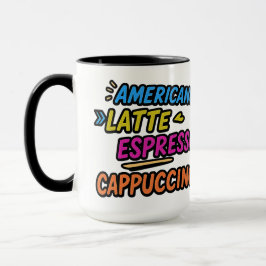 Caneca Americano Latte Espresso Cappuccino Café Funny Cof