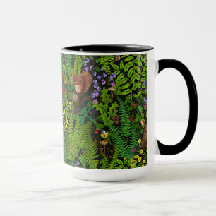 Caneca Amídalas e plantas florestais