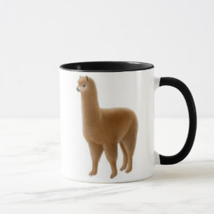 Caneca amigável da alpaca de Brown