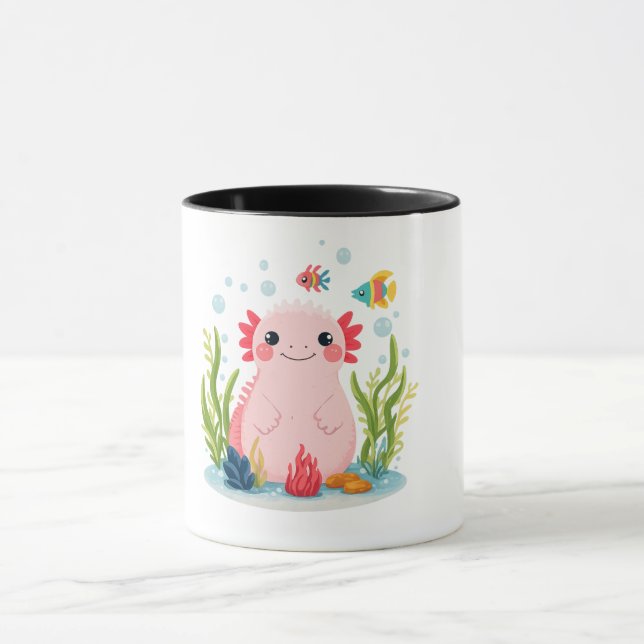 Caneca Amigo Bolha Axolote (Centro)