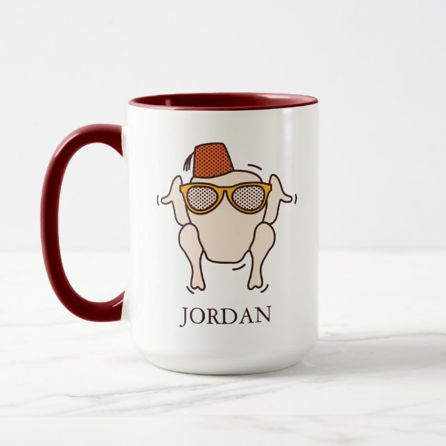 Caneca AMIGOS™ | Ação de amizade | Adicione seu nome (Esquerda)