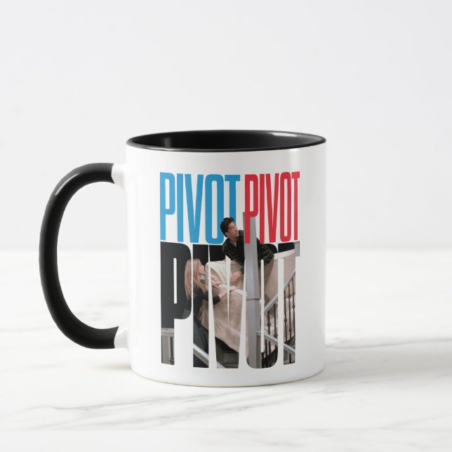 Caneca AMIGOS™ | Citação PIVOT PIVOT PIVOT (Esquerda)