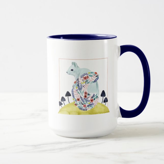 Caneca Amigos da Clementina | Esquilo de arte popular (Direita)
