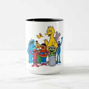 Caneca Amigos da Rua  Sesame Acenando