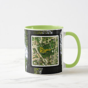 Caneca Amigos das árvores 001 das madeiras de Springfiel