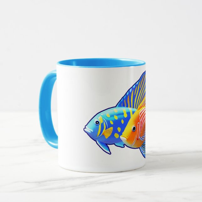 Caneca Amigos de Peixe Doce (Frente Esquerda)