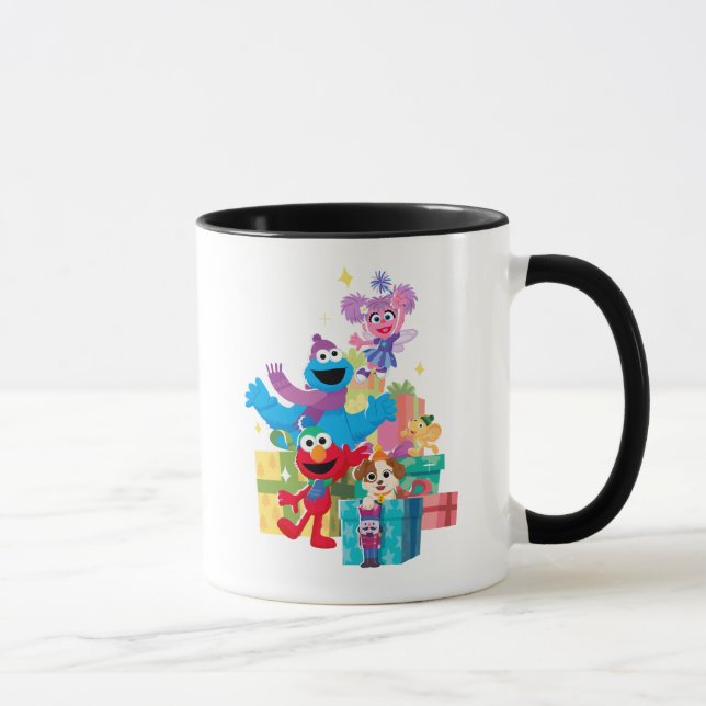 Caneca Amigos e Presentes da Rua Sésamo (Direita)