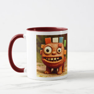 Caneca Amigos Ímpar - Cartaz do Monstro do Bloco Arco-Íri