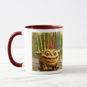 Caneca Amigos Ímpar - Poster de Monstro do Arco-Íris