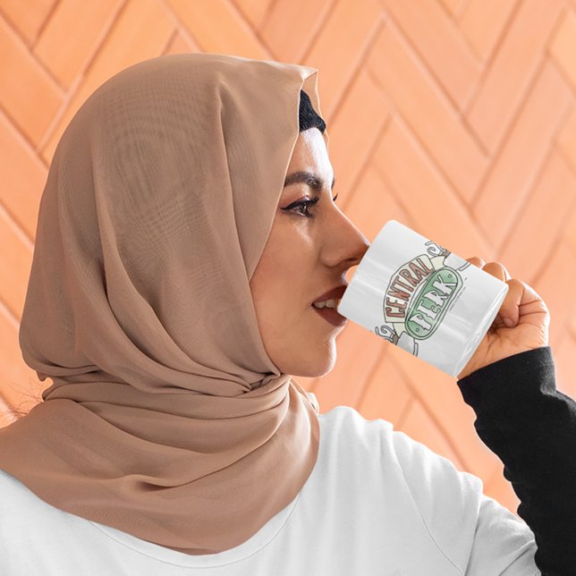 Caneca AMIGOS™ | Logotipo de Aquarela Central Perk (Criador carregado)